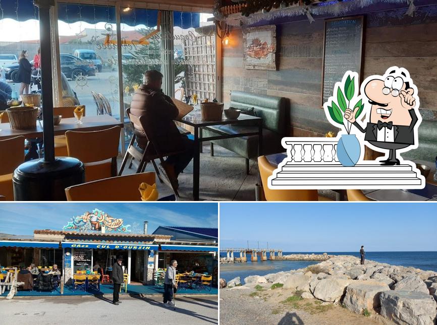 Jetez un coup d’œil à l'espace ouvert de Restaurant Le Mas Bleu Port Leucate