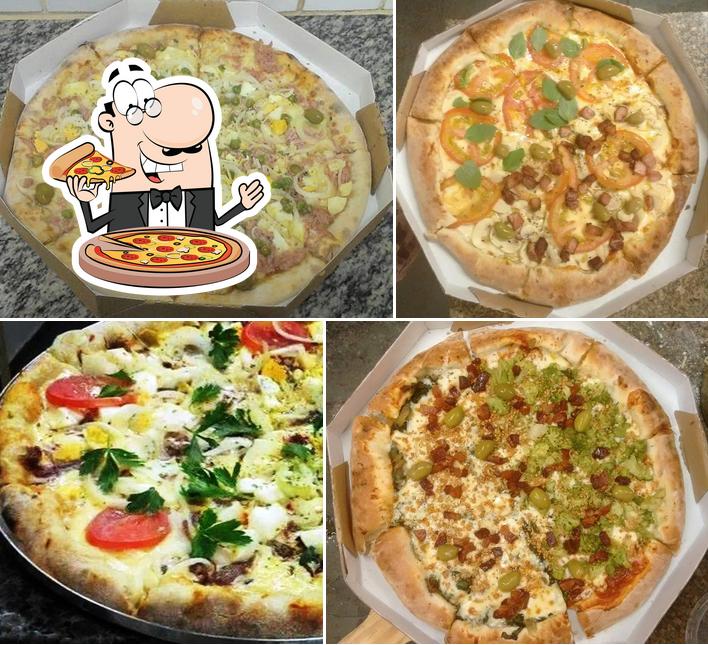 Consiga diversos variedades de pizza