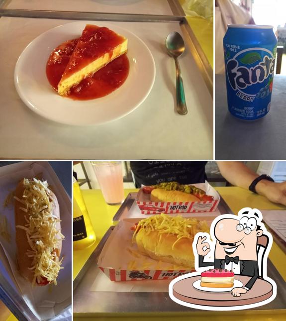 Bolo de queijo em Hot Rod Dog