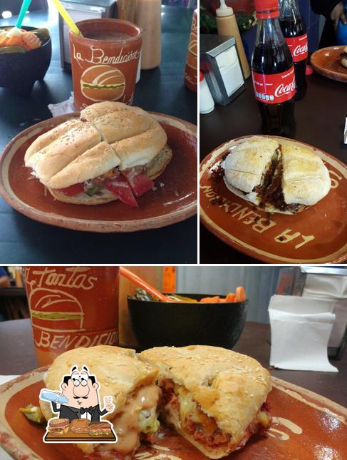 Отведайте бутерброды в "Super Tortas La Bendición"