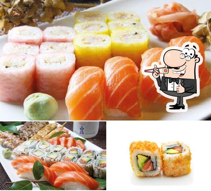 Les sushi sont offerts par Sushi Kami