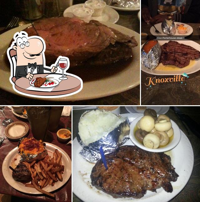 Order meat meals at Ye Olde Steak House