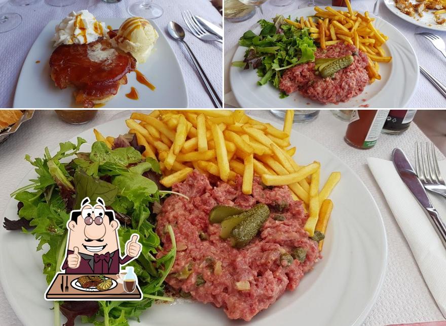 Tartare de bœuf à Restaurant La Terrasse