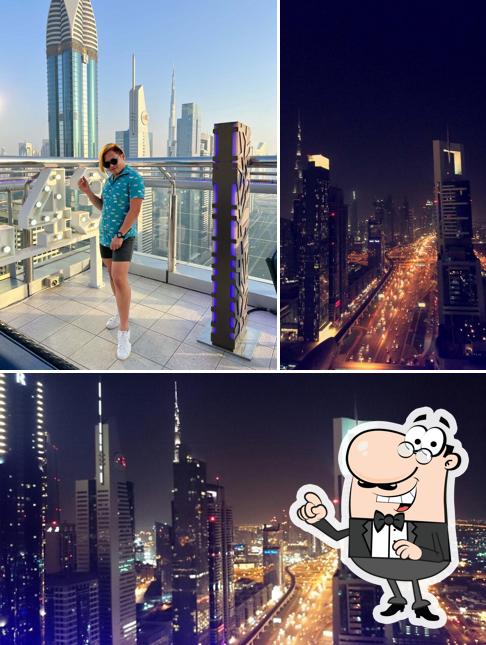 Level 47 Rooftop Bar & Lounge, Dubai, Carlton Downtown Hotel - Sheikh ...