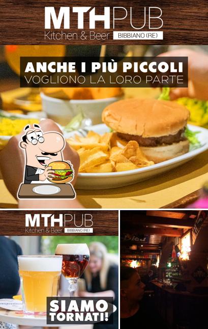 Hamburguesa en Metheglin Pub