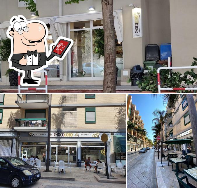 Gli esterni di CHOCOLOSO il gelato