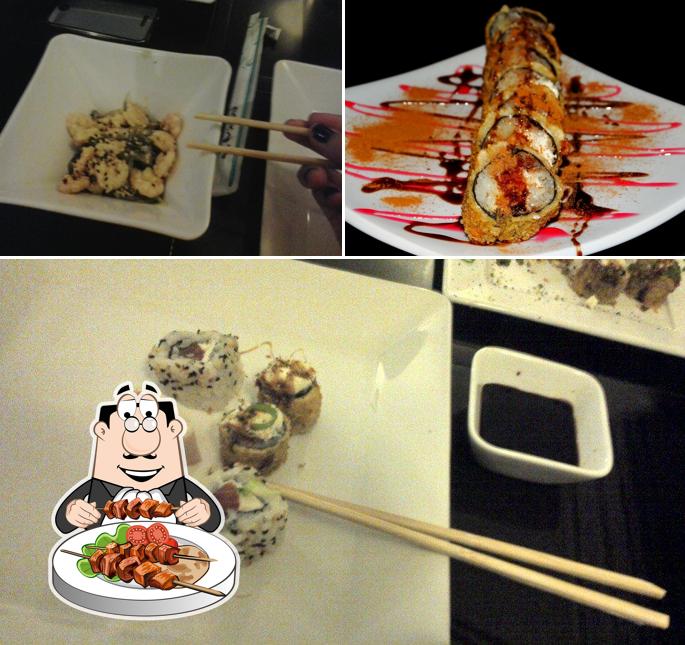 Comida em Ninja Sushi Bar