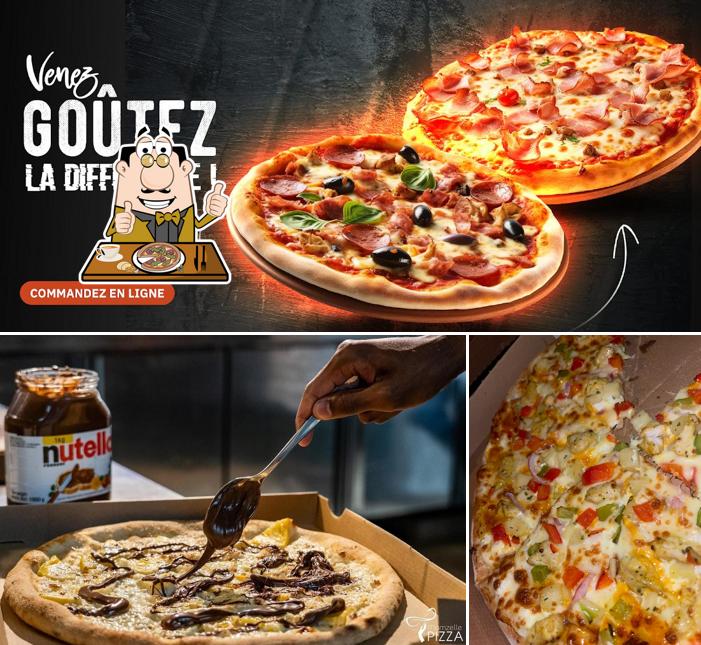 Elige entre diferentes formatos de pizza