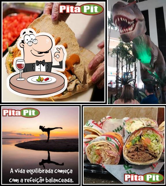 Comida em Pita Pit