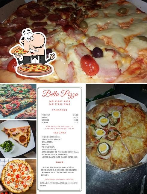 Peça pizza no Bella Pizzaria LRV Lucas do Rio Verde MT