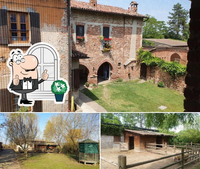 Curiosa tra gli esterni di Cascina Sant'Ambrogio