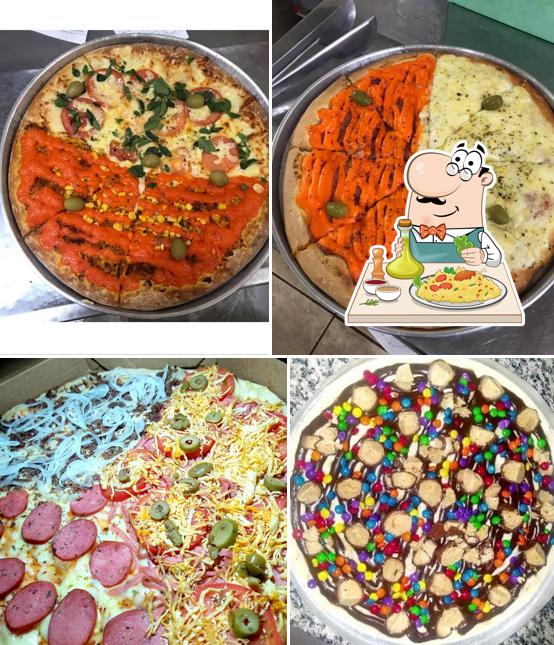 Comida em Pizzaria Família Nova União