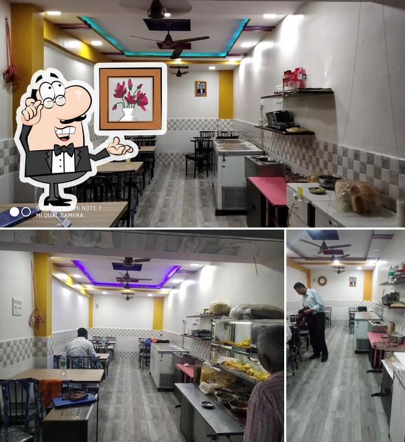 The interior of Sonal Dairy & Fast Food center