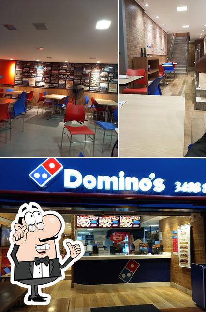 O interior do Domino's Pizzas Cidade Nova