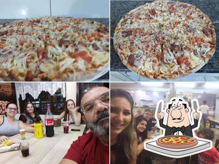 Consiga diferentes variedades de pizza