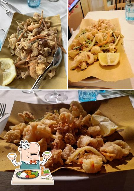 Calamari fritti al Ristorante Gabbiano Zadina