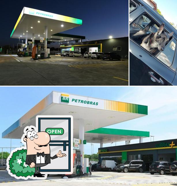 O exterior do Posto Petrobras