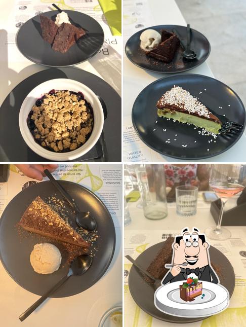 Gâteau au chocolat à BioMania Bistro Bol