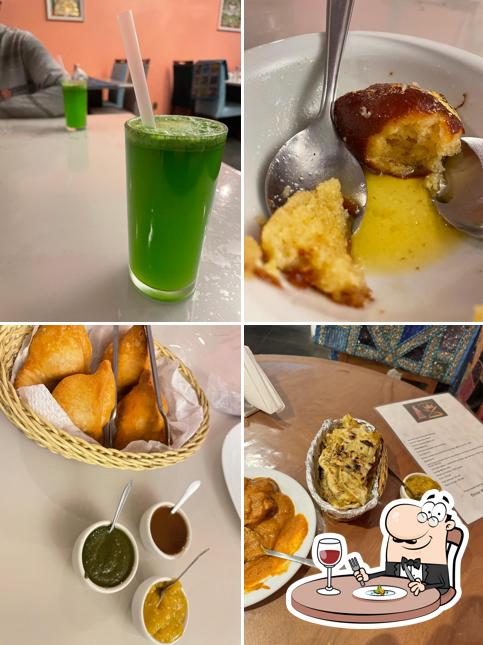 Comida em Maharani Culinária Indiana Campinas
