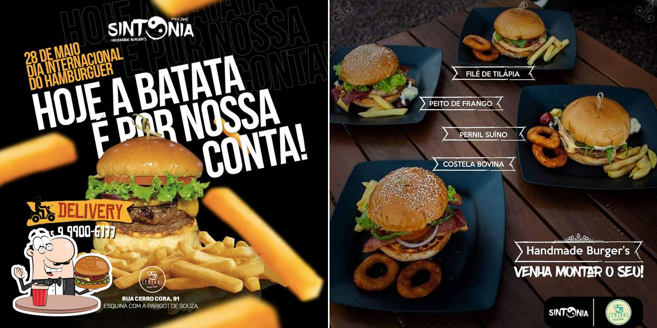 Delicie-se com um hambúrguer no Sintonia Burguer's