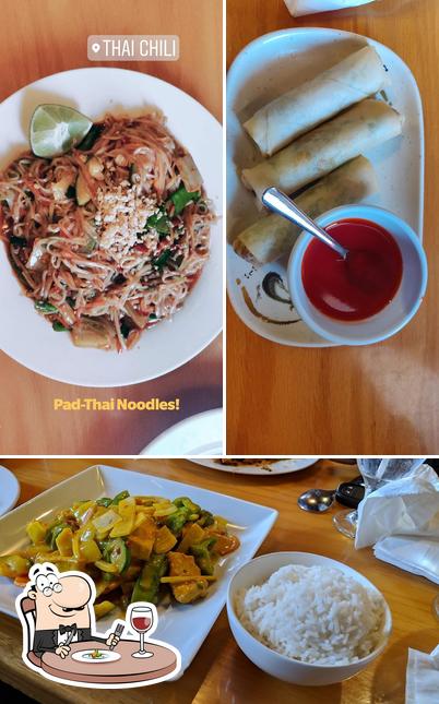 Food at Thai Chili Restaurant