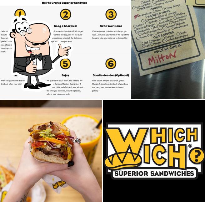 Look at the pic of Which Wich Superior Sandwiches