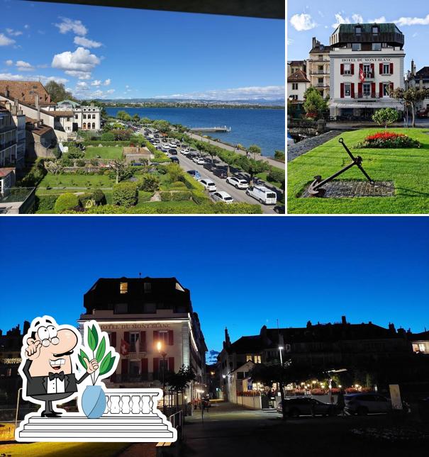 Puoi goderti l'aria fresca dal dehors di Romantik Hôtel Mont-Blanc Au Lac