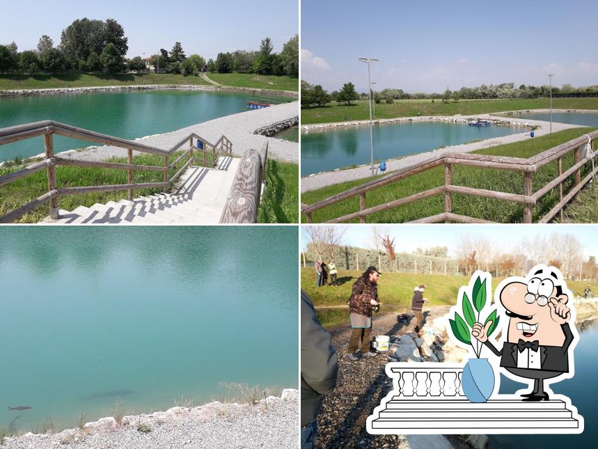 Goditi la vista dagli esterni di Lago al tiro martinengo