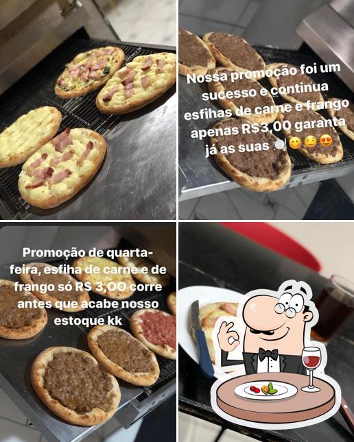 Platos en Tudão Pizzaria e Esfiharia