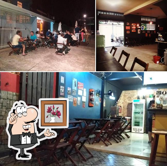 O interior do Garage 41 HAMBURGUERIA NA BRASA