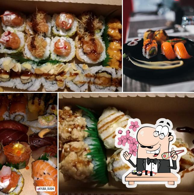 Prova le diverse opzioni di sushi
