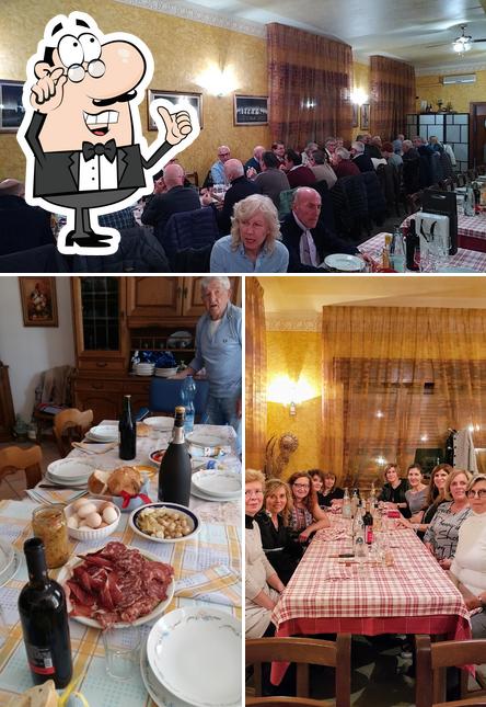 Gli interni di Trattoria Europa