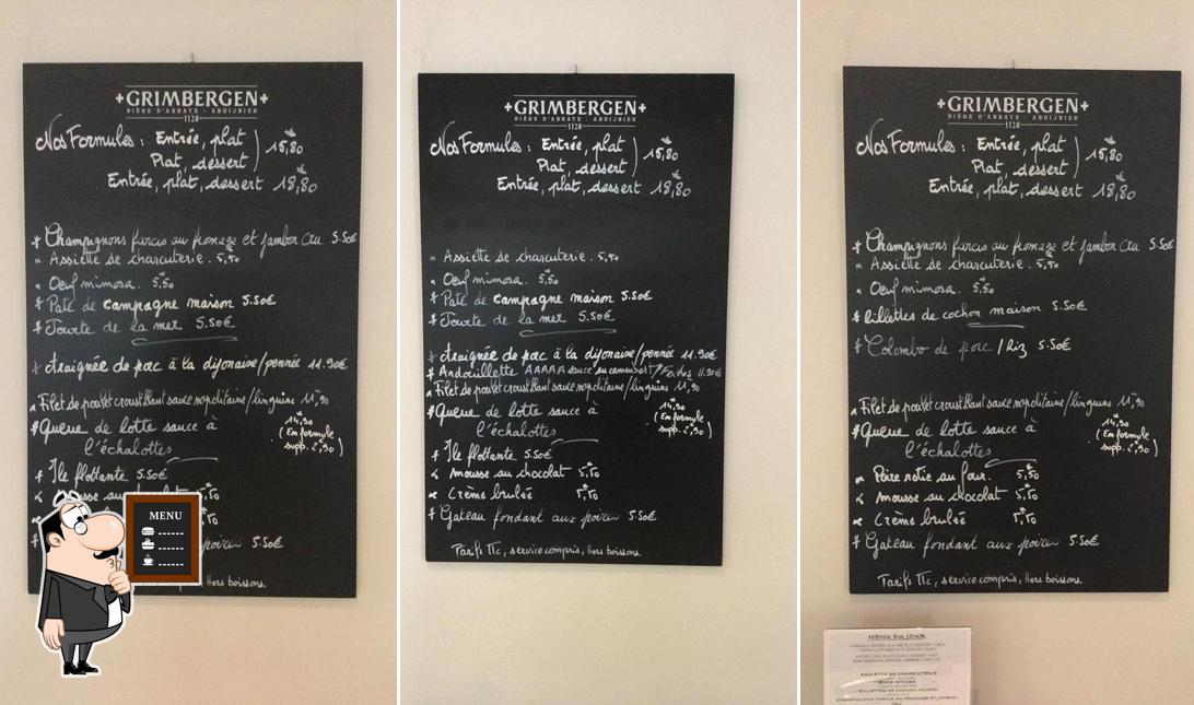 Découvrez le menu du jour sur le tableau