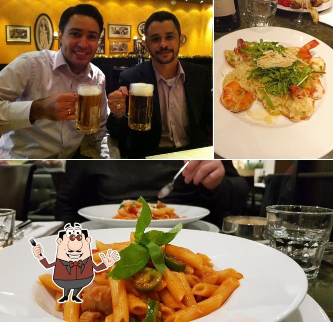 La immagine di cibo e bancone da bar da Pizzeria Ristorante Molino Thônex