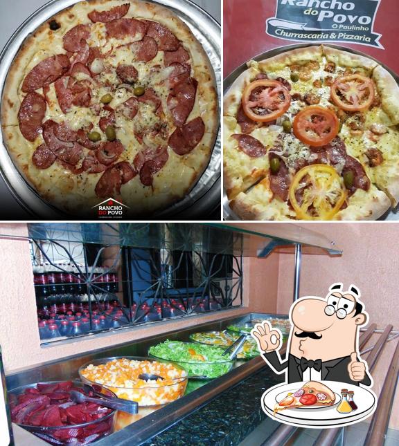 Peça pizza no Churrascaria e Pizzaria Rancho Do Povo O Paulinho