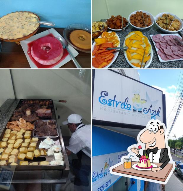 Restaurante e Pizzaria Esquina Grill Chapecó provê uma escolha de pratos doces