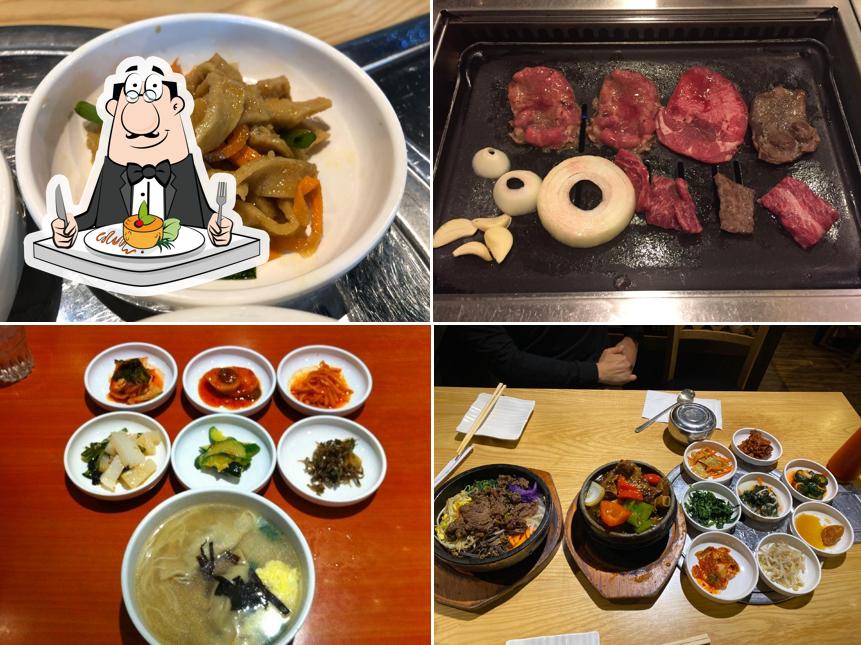 Food at Choi’s Garden Korean BBQ