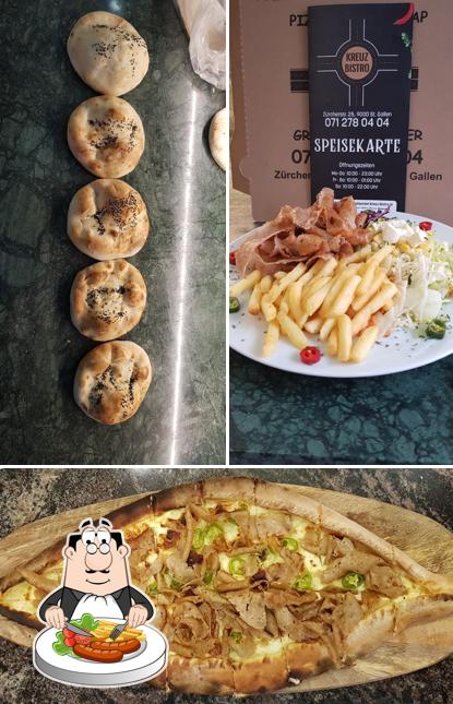 Еда в "Kreuz Bistro Pizza Kebap Take Away"