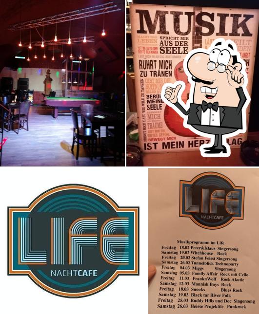 L'intérieur de Life Nachtcafe