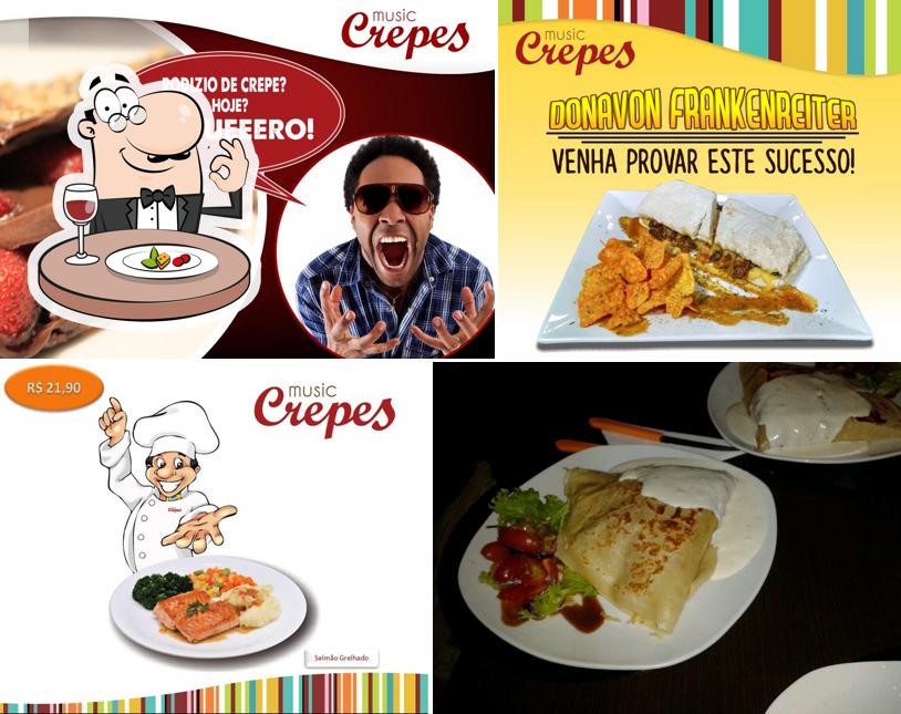 Platos en Music Crepes