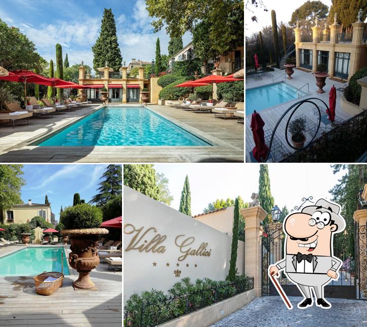 Vous pouvez prendre un bol d'air frais à l'extérieur Villa Gallici - Relais & Châteaux