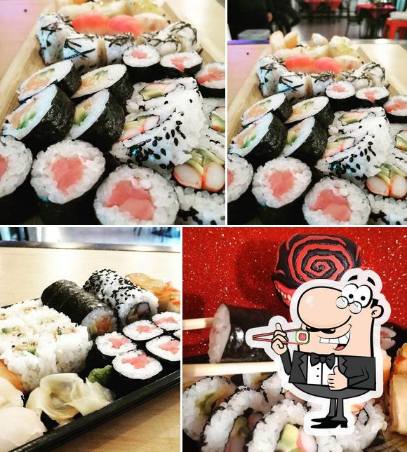 Scegli le diverse opzioni di sushi