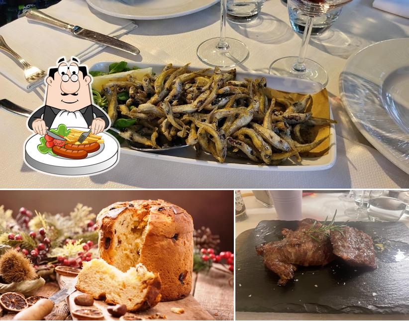 Questa è la foto che mostra la cibo e bevanda di trattoria San Bernardo