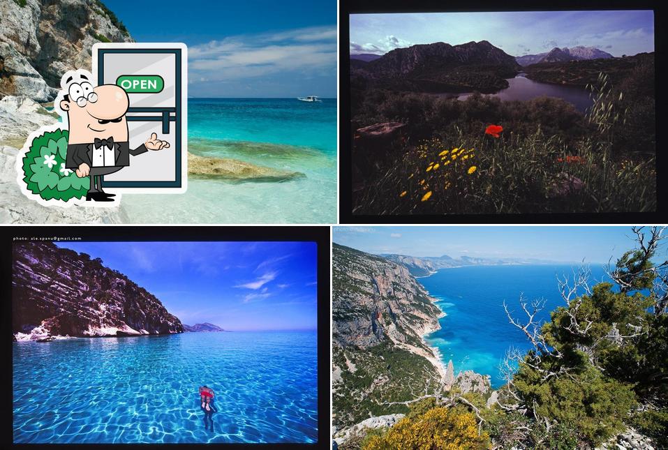 Goditi la vista dagli esterni di Hotel Il Querceto Dorgali Sardinia Italy