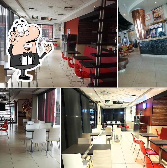 L'intérieur de KFC New Road