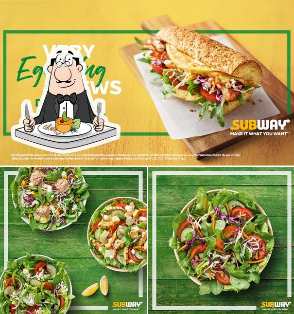 Nourriture à Subway