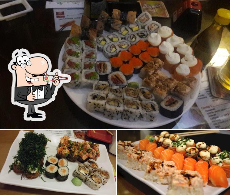 Escolha diversas opções de sushi