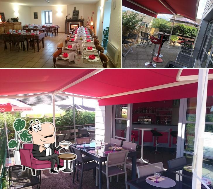 Chez Agathe Auberge de St Pierre Le Chastel restaurant, SaintPierrele