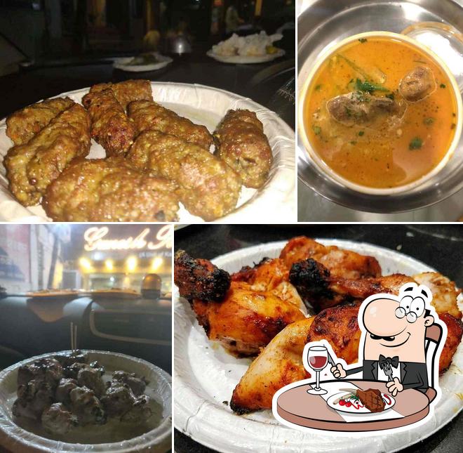 Get meat meals at Ganesh Restaurant