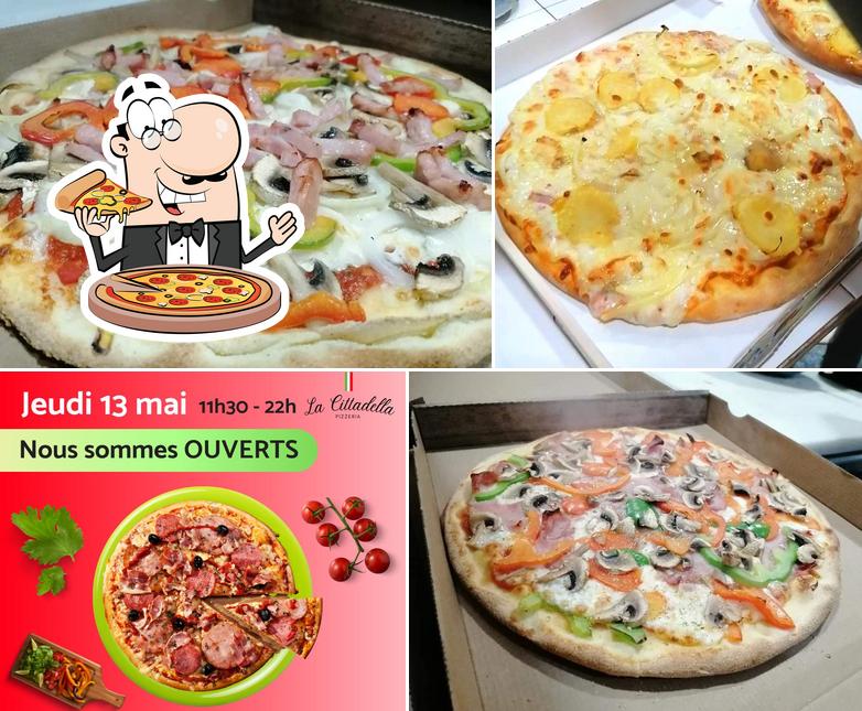 Choisissez différents genres de pizzas